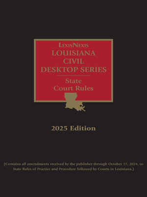 cover image of Louisiana Rules Annotated